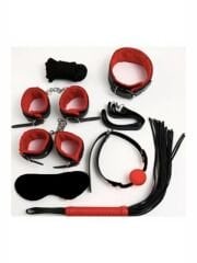 Censan Fetiş Kırmızı Siyah Set 7 Parça