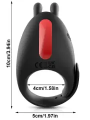 Şarjlı Ayarlanabilir Penis Halkası | Sertleşme ve Performans Artışı