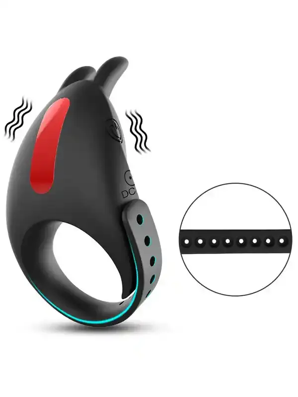 Şarjlı Ayarlanabilir Penis Halkası | Sertleşme ve Performans Artışı