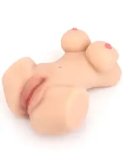 Yarım Vücut Mastürbatör 2.8 Kg | Gerçekçi Doku ve Çift Girişli Fantezi Deneyimi