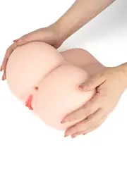 Anal Vajinal Çift Girişli Kalça Mastürbatör 2.5 Kg | Gerçekçi Et Doku ve Yoğun Zevk