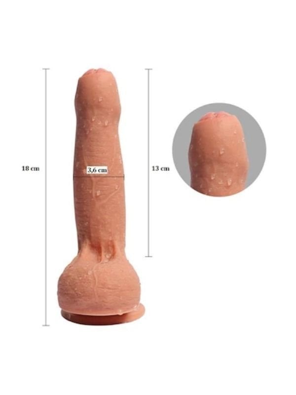 Noctis Sünnetsiz 18 cm Dildo No:83