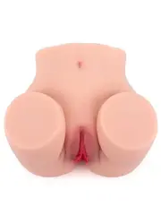 Skygo Juicy Anal Vajinal Çift Girişli Kalça | 3.3 kg, TPE Silikon, 15 cm Vajina, 13 cm Anal Derinlik