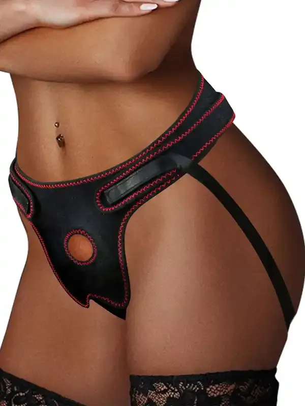 Strap-On Harness Belden Bağlamalı Kemer | Ayarlanabilir, Esnek ve Vantuzlu Uyumlu