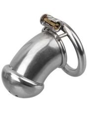 Censan BDSM Paslanmaz Çelik Penis Kafesi - Model No1 | Kısa & Kilitli