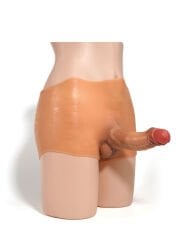 Giyilebilir Silikon Penis Model 2 (Doğal Dokulu, Gerçekçi Görünümlü)