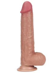 8'' Dual Layer Oynar Derili Realistik Melez Penis 20