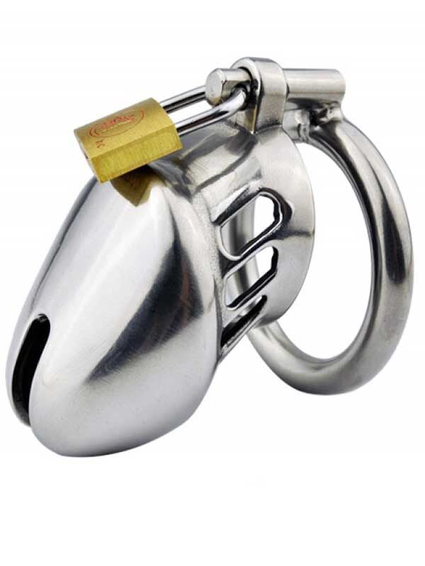 BDSM Paslanmaz Çelik Penis Kafesi – Model No: 5