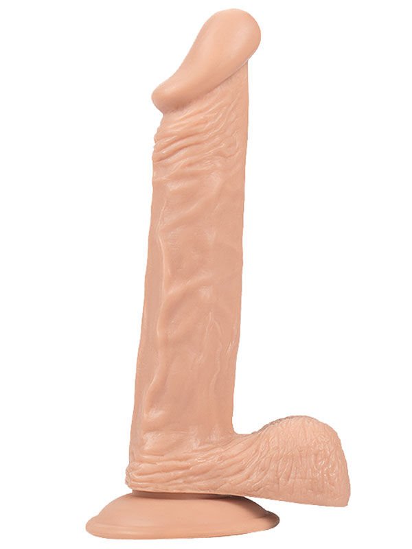 Dickdo 24 cm Testisli Dildo | Gerçekçi Vantuzlu Penis Modeli