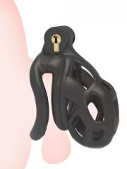 Censan Siyah Ayarlanabilir Metal Penis Kafesi – S Beden