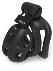 Censan Siyah Ayarlanabilir Metal Penis Kafesi – S Beden