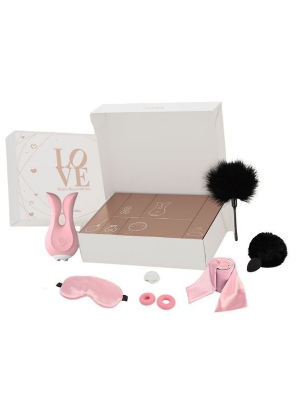 Chisa Heart Gift Set of Love & Desire | Romantik Hediye Seti, Masaj & İlişki Oyuncakları