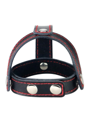 T-Style Deri Cockring | Top Bölücülü & Fetish Aksesuar | 724Haz
