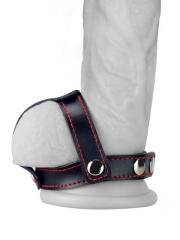 T-Style Deri Cockring | Top Bölücülü & Fetish Aksesuar | 724Haz