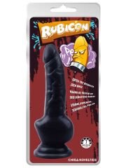 Rubicon Gerçekçi Vantuzlu Dildo 18.5 cm | Testisli Zenci Model
