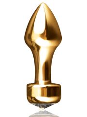 Mini Taşlı Metal Anal Plug | Kristal Taşlı, Parlak Görünümlü, Başlangıç Seviyesi Anal Oyuncak