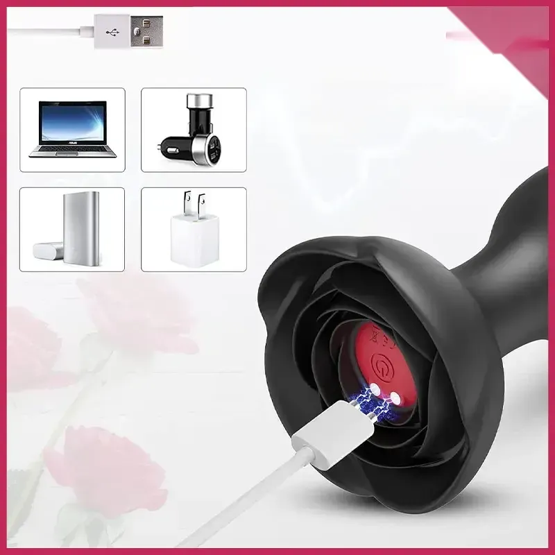 Siyah Noktalı Titreşimli Kumandalı Anal Plug | Su Geçirmez & Kumandalı Fonksiyon | 724Haz