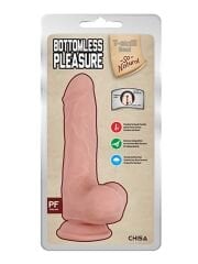 Bottomless Pleasure Kıkırdaklı Gerçekçi Dildo - 20cm Ten