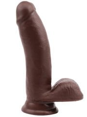 Sex Lure 17.5 cm Zenci Kıkırdaklı Dildo | Gerçekçi Siyah Penis Modeli