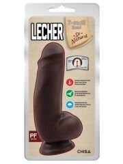 Lecher Kıkırdaklı Gerçekçi Dildo - 18cm Zenci