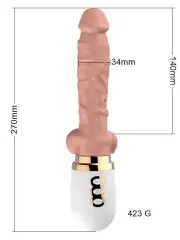 Isıtmalı İleri‑Geri Hareketli Seks Makinesi | Şarjlı, Uzaktan Kumandalı ve Ellersiz Kullanım