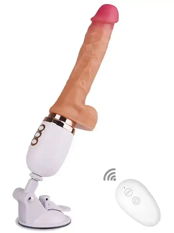 Isıtmalı İleri‑Geri Hareketli Seks Makinesi | Şarjlı, Uzaktan Kumandalı ve Ellersiz Kullanım