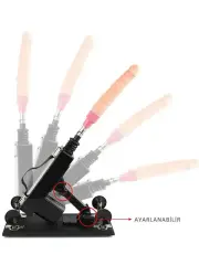 Vantuzlu İleri‑Geri Hareketli Seks Makinesi | Şarjlı, Uzaktan Kumandalı ve Ellersiz Kullanım