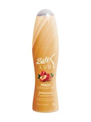 Safex Lube Kayganlaştırıcı Jel Şeftali Aromalı 85 ml | Hoş Şeftali Kokusuyla, Su Bazlı & Cilt Dostu Jel