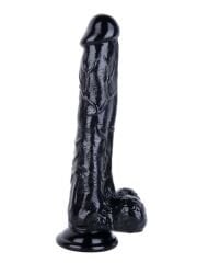 Noctis Siyah 25,5 cm Realistik Dildo | Vantuzlu Siyah Penis Modeli
