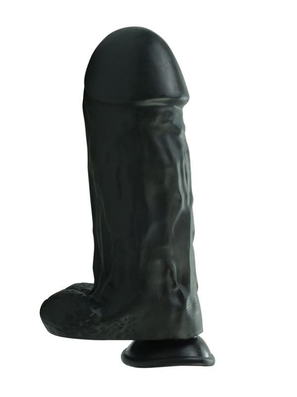 Noctis 27 cm Siyah Realistik Dildo | Büyük Boy Vantuzlu Gerçekçi Penis