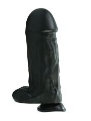 Noctis 27 cm Siyah Realistik Dildo | Büyük Boy Vantuzlu Gerçekçi Penis