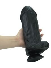 Noctis 27 cm Siyah Realistik Dildo | Büyük Boy Vantuzlu Gerçekçi Penis