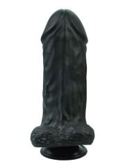 Noctis 27 cm Siyah Realistik Dildo | Büyük Boy Vantuzlu Gerçekçi Penis