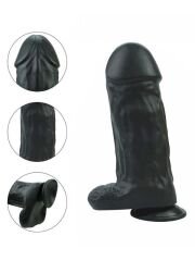 Noctis 27 cm Siyah Realistik Dildo | Büyük Boy Vantuzlu Gerçekçi Penis
