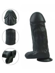 Noctis 27 cm Siyah Realistik Dildo | Büyük Boy Vantuzlu Gerçekçi Penis