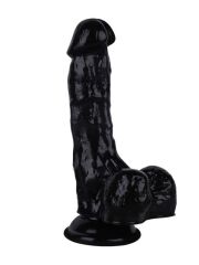 Noctis 18 cm Siyah Realistik Dildo | Vantuzlu Gerçekçi Penis Modeli