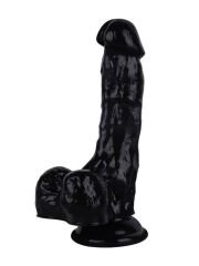 Noctis 18 cm Siyah Realistik Dildo | Vantuzlu Gerçekçi Penis Modeli