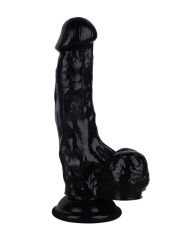 Noctis 18 cm Siyah Realistik Dildo | Vantuzlu Gerçekçi Penis Modeli