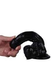 Noctis 18 cm Siyah Realistik Dildo | Vantuzlu Gerçekçi Penis Modeli