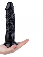 Noctis 20 cm Siyah Realistik Dildo | Gerçekçi Vantuzlu Orta Boy Penis