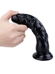 Noctis 20 cm Siyah Realistik Dildo | Gerçekçi Vantuzlu Orta Boy Penis