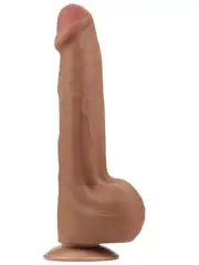 29 cm Dual Layer Çift Katmanlı Dildo – Melez Renk, Gerçekçi Dokuya Sahip Esnek Penis Oyuncağı