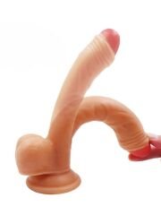 Noctis 19 cm Ten Rengi Realistik Dildo | Gerçekçi Vantuzlu Penis Modeli