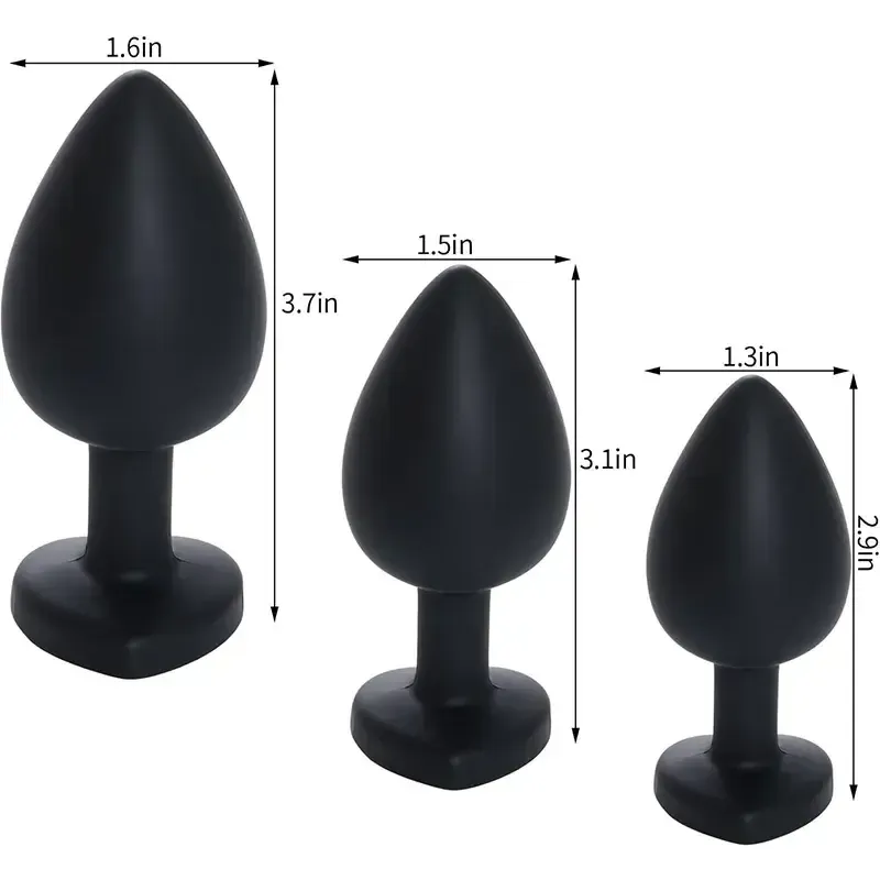 Sevindik Medikal Back Side Pleasure Shameless 3'lü Anal Tıkaç