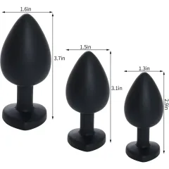 Back Side Pleasure Shameless 3'lü Anal Tıkaç Seti | 724Haz