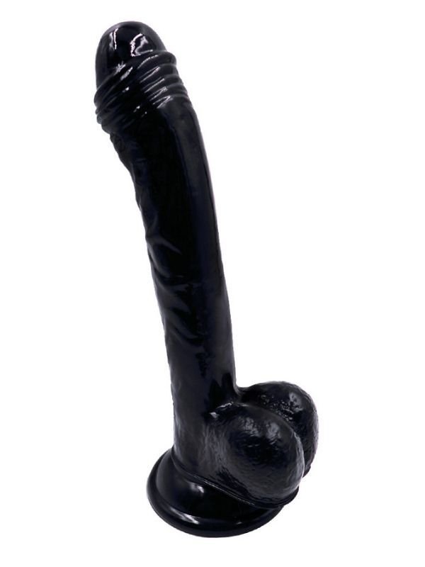 Noctis 19 cm Siyah Realistik Dildo | Vantuzlu Gerçekçi Penis Modeli