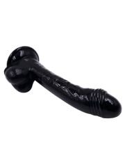 Noctis 19 cm Siyah Realistik Dildo | Vantuzlu Gerçekçi Penis Modeli