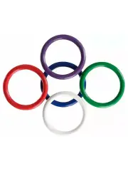 5'li Penis Halkası Seti - Farklı Renklerde & 3.8 cm Çapında Esnek Halkalar