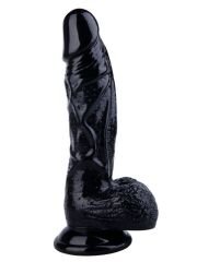 Noctis 22.5 cm Siyah Realistik Dildo | Gerçekçi Vantuzlu Sert Penis Modeli