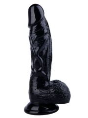 Noctis 22.5 cm Siyah Realistik Dildo | Gerçekçi Vantuzlu Sert Penis Modeli